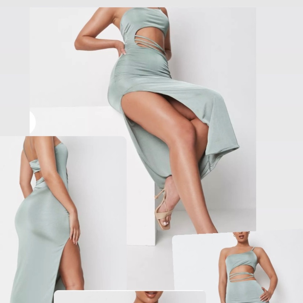 Midi cutout dress